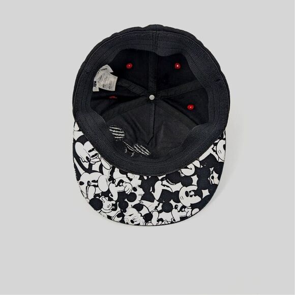 Disney Parks Angry Mickey Mouse Hat Youth Black Graffiti Streetwear - Picture 7 of 11